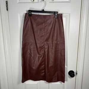 Chic Brown‎ Pencil Skirt